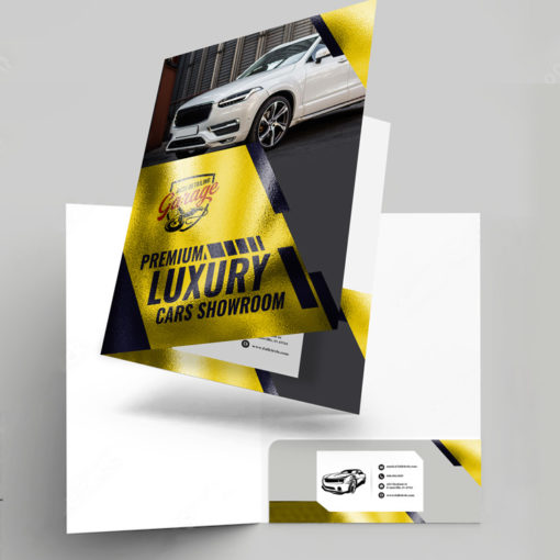 Akuafoil Presentation Folders Left Pocket Business Meeting Professionals Auto Right Pocket with BC Slit | Printmagic