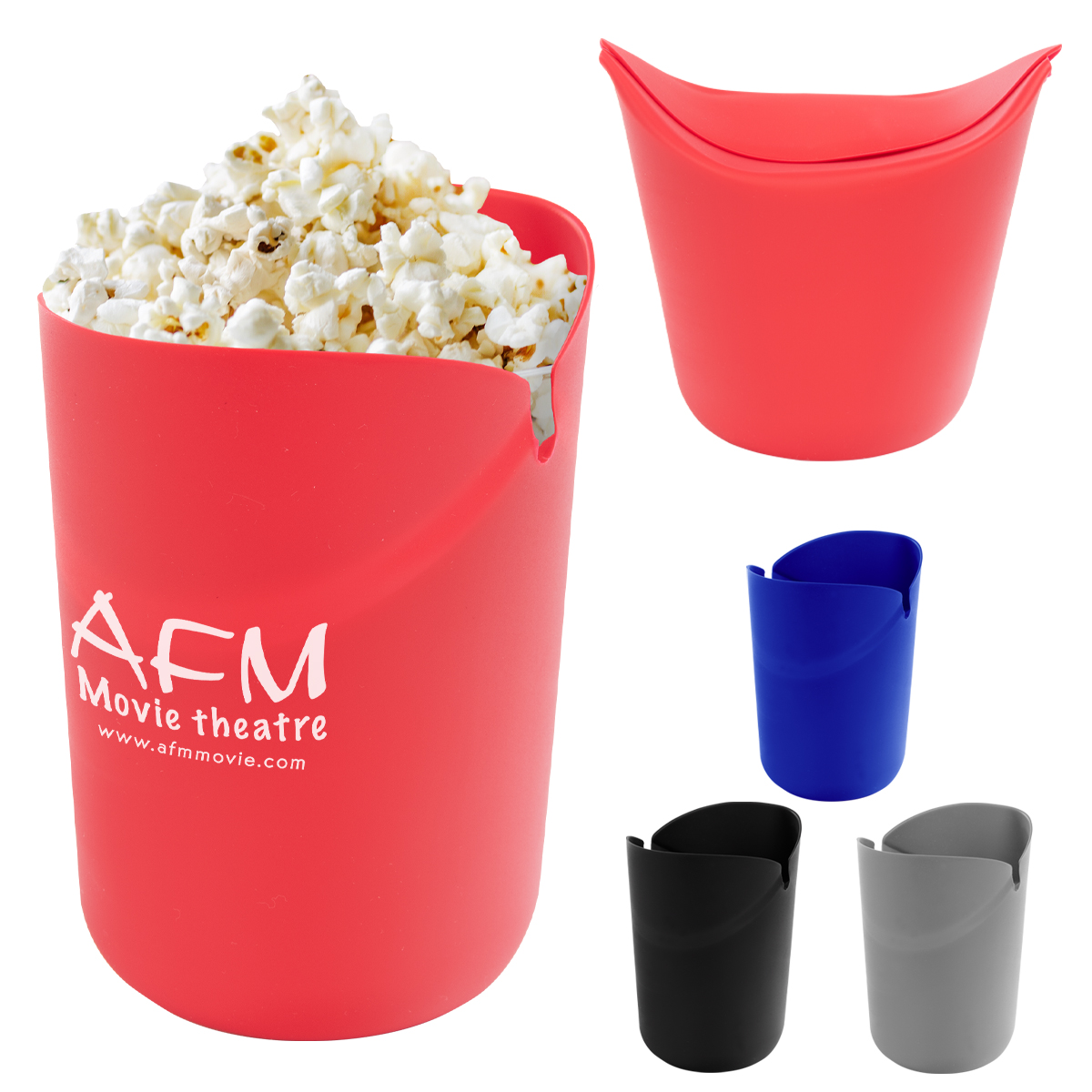 Printed Silicone Snack Containers, Household