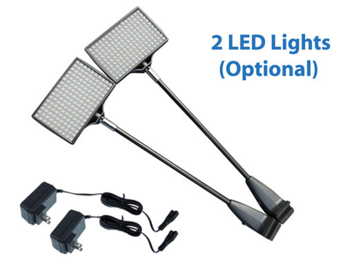 Straight Tension Fabric Display Trade Shows - LED Lights