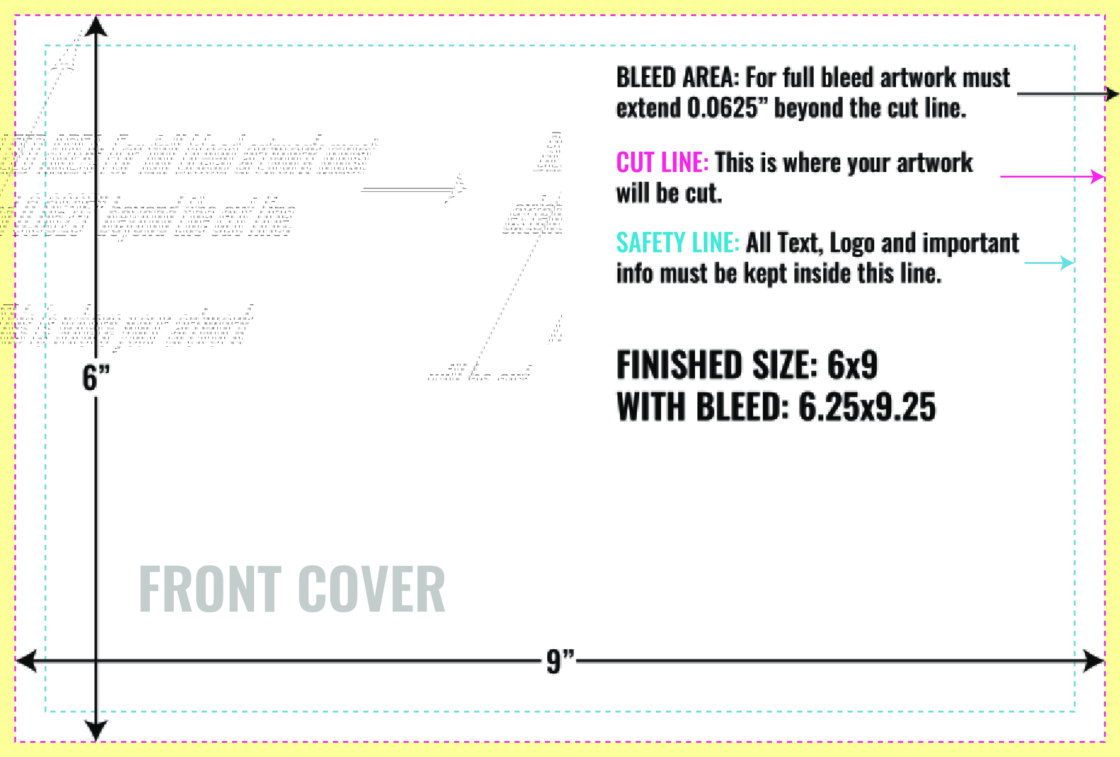 Print Layout Templates 6" x 9" Booklets Horizontal