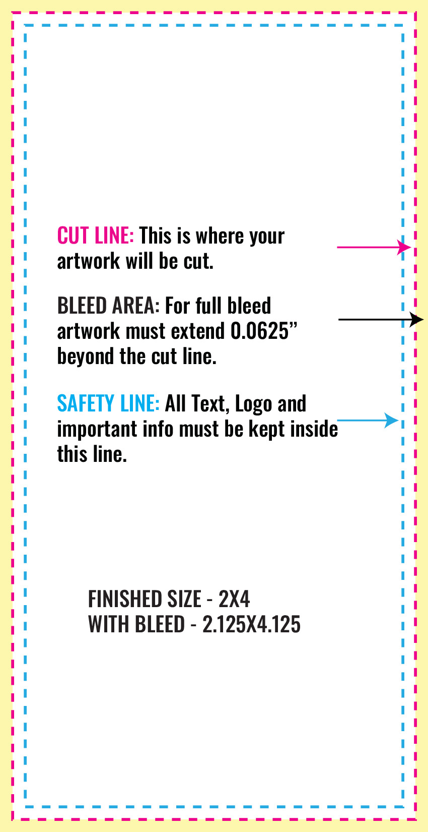 Print Layout Templates 2" x 4" Bookmarks Vertical