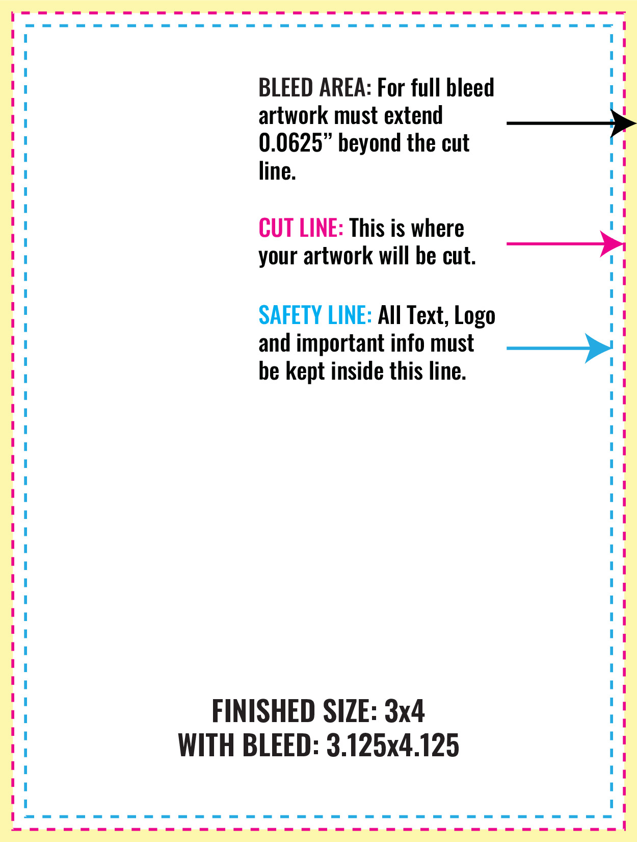 Print Layout Templates 3" x 4" Bookmarks Vertical