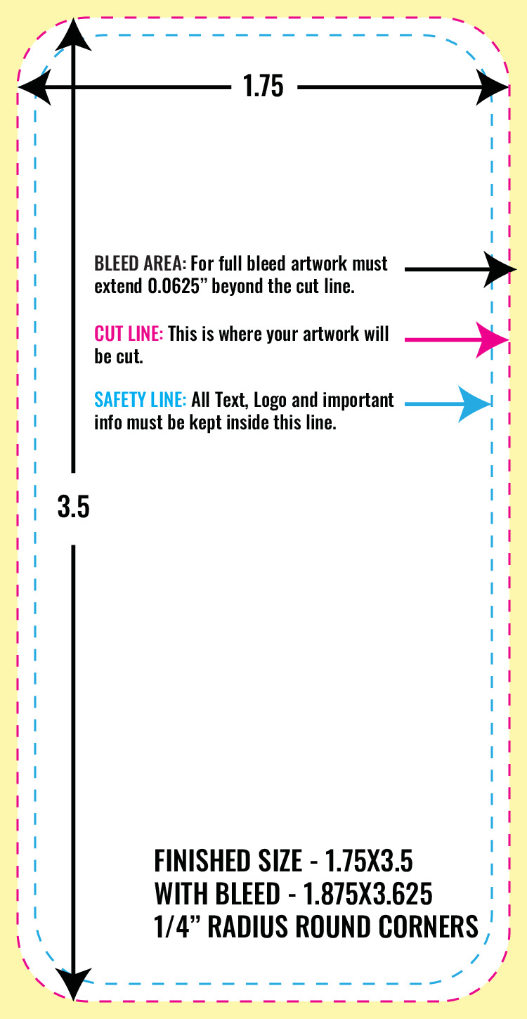 Print Layout Templates 3.5" x 1.75" Business Cards 