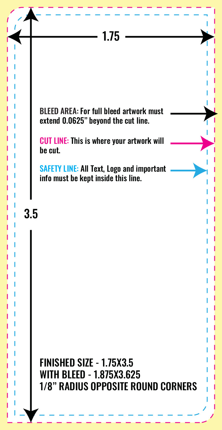 Print Layout Templates 3.5" x 1.75" Business Cards 