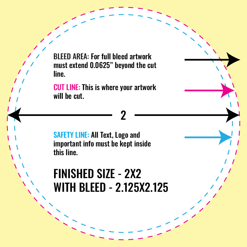 Print Layout Templates 2" x 2" Business Cards 