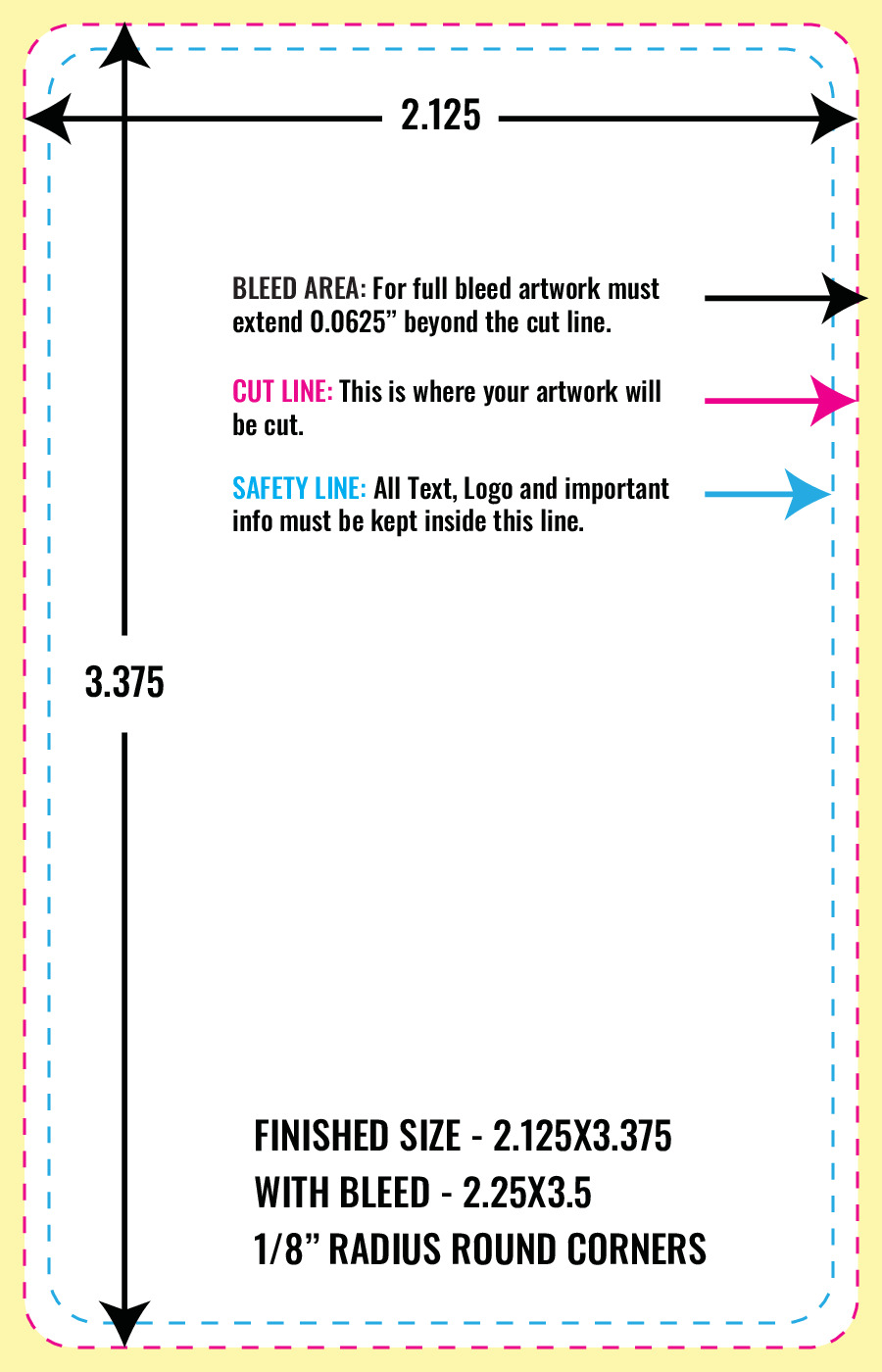 Print Layout Templates 3.375" x 2.125" Business Cards 