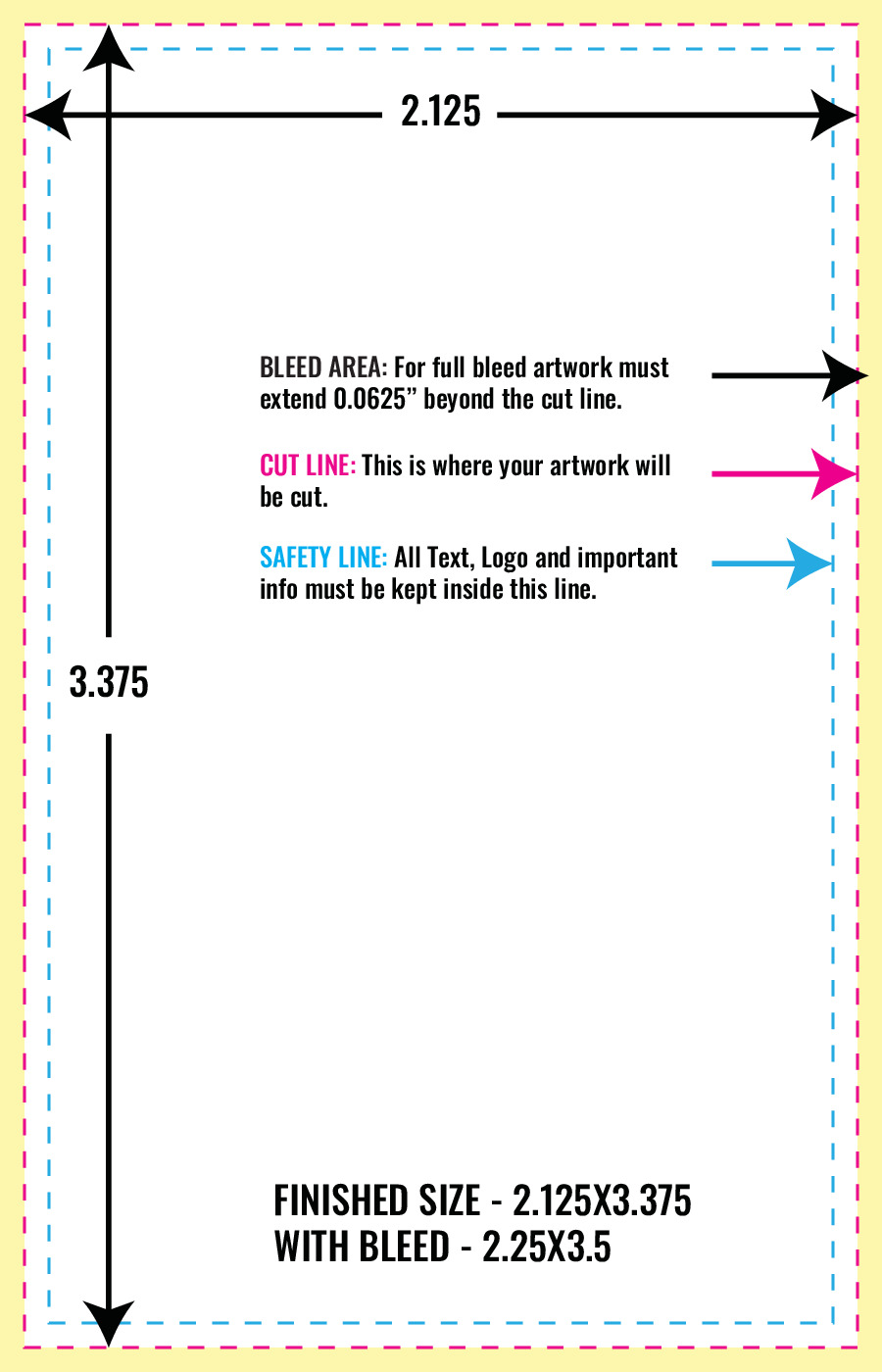Print Layout Templates 3.375" x 2.125" Business Cards 