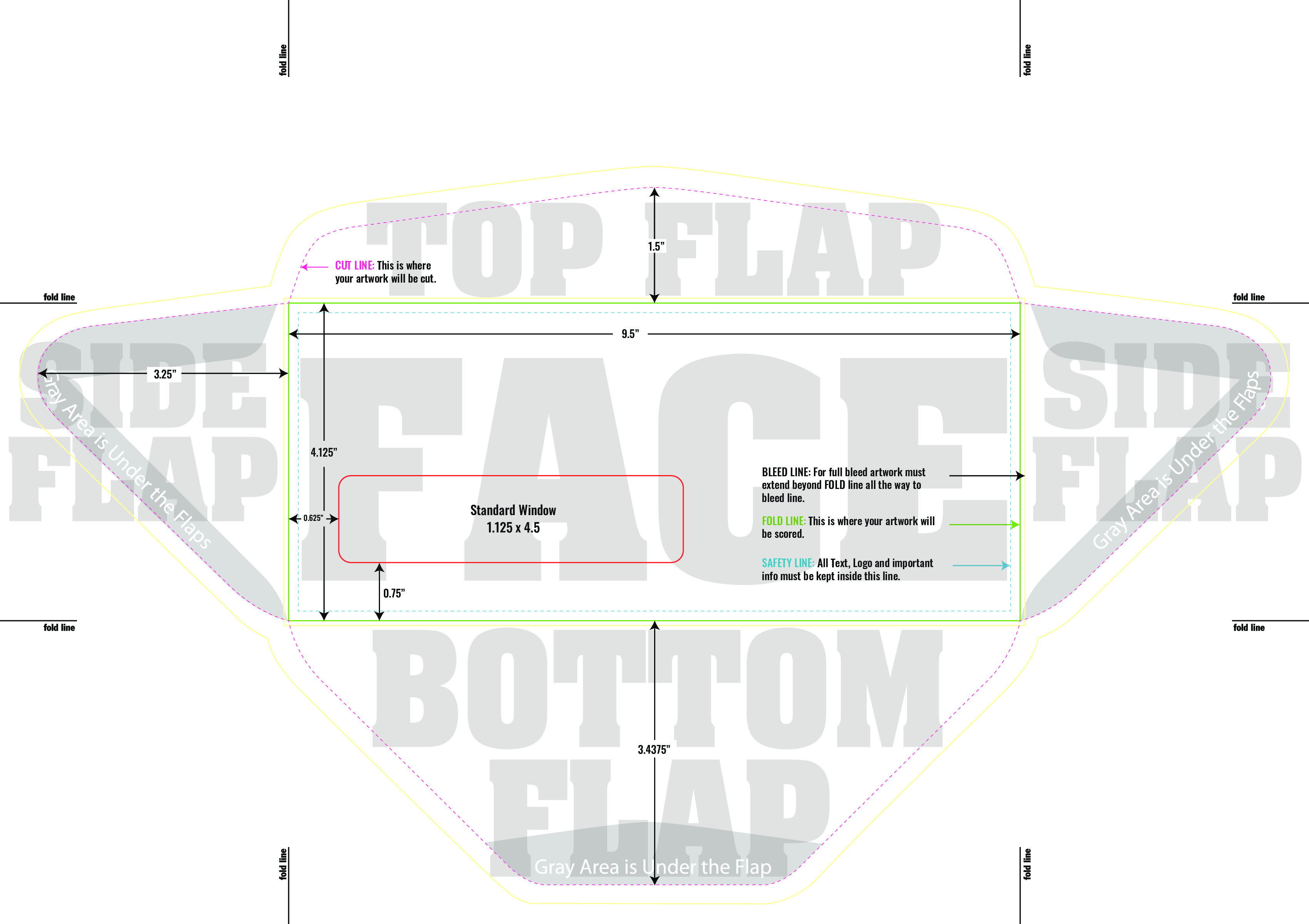 adobe illustrator envelope template download