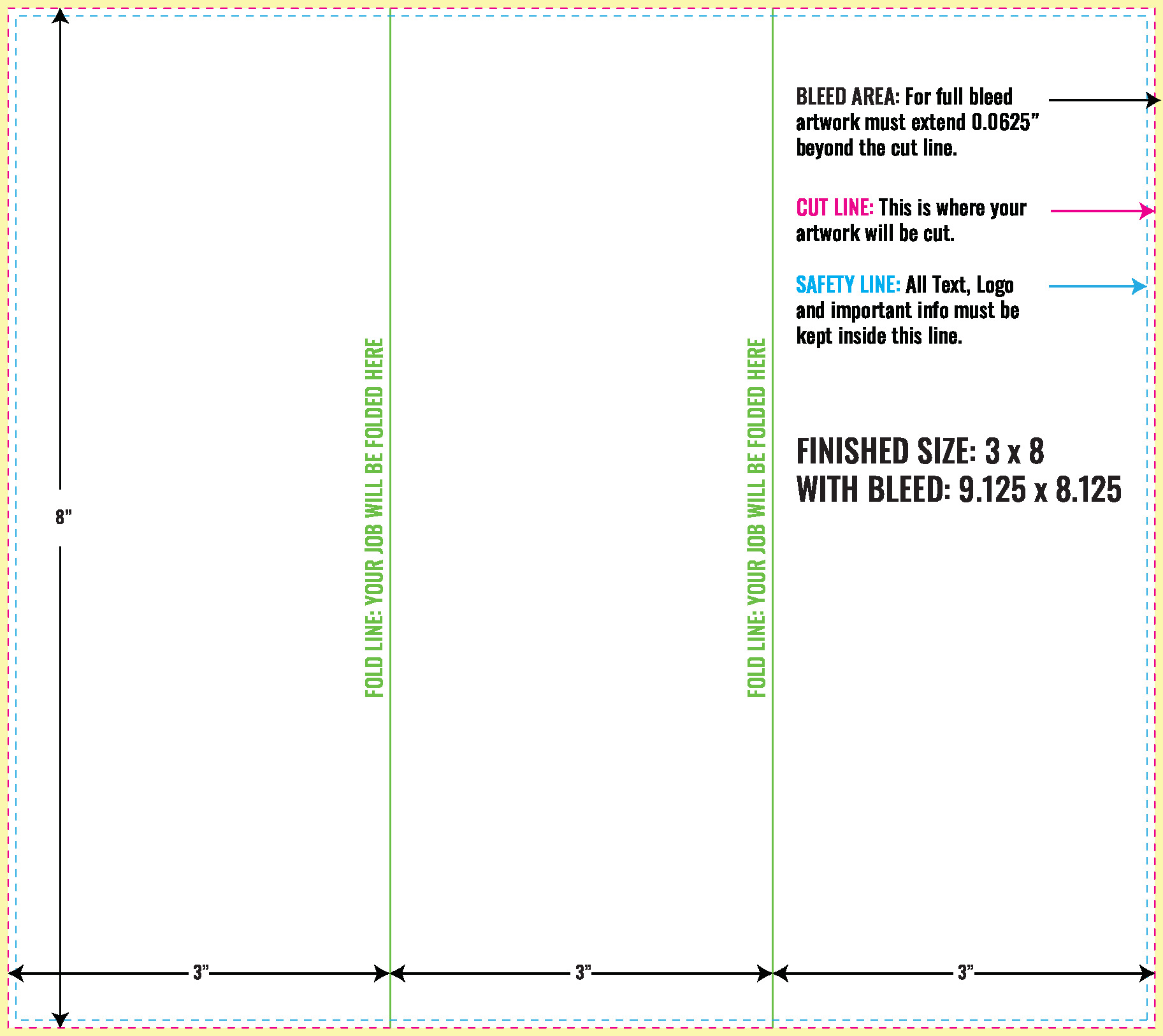 Print Layout Templates 8" x 9" Flyers Vertical Rectangle