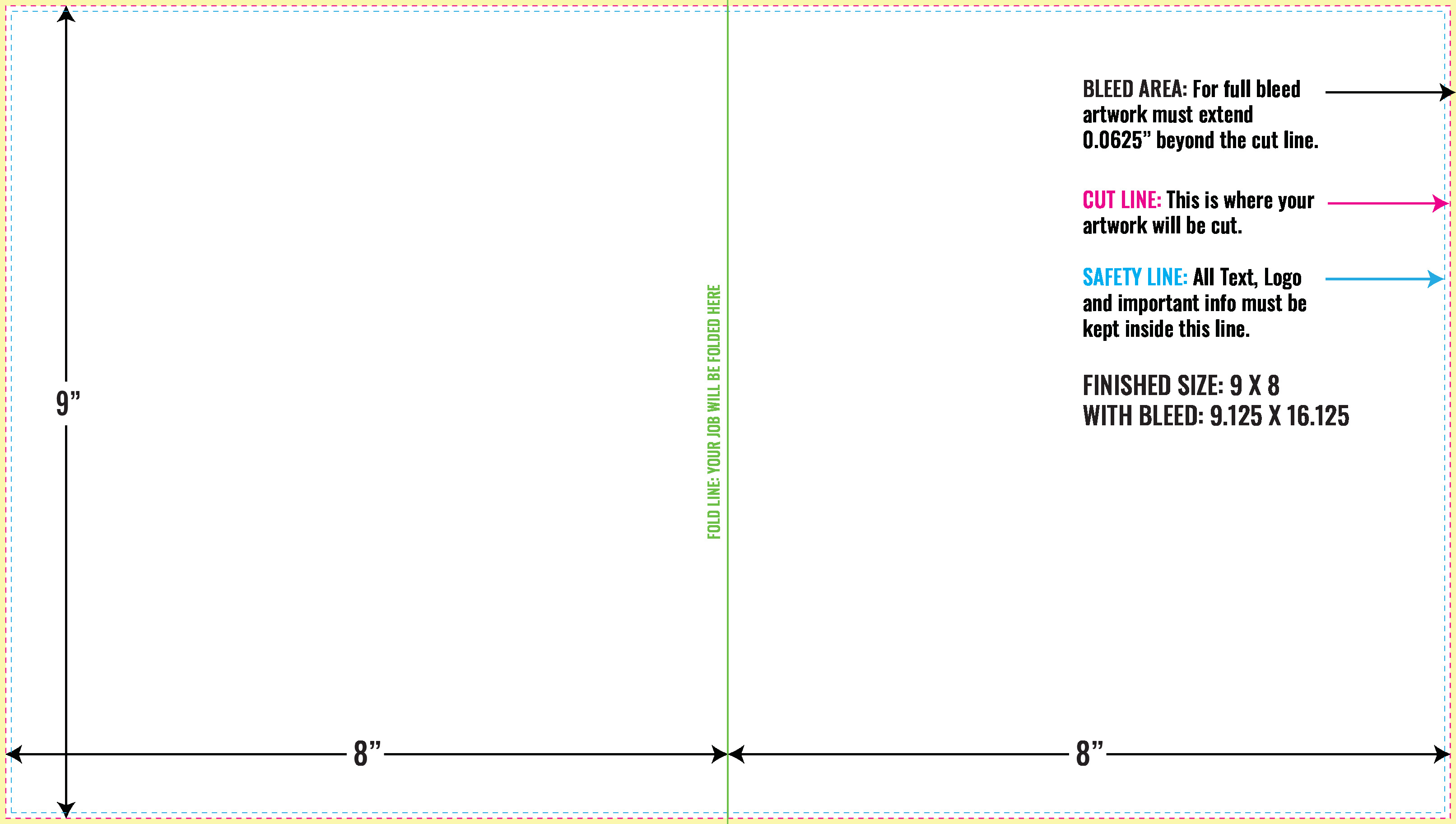 Print Layout Templates 9" x 16" Flyers Vertical Rectangle