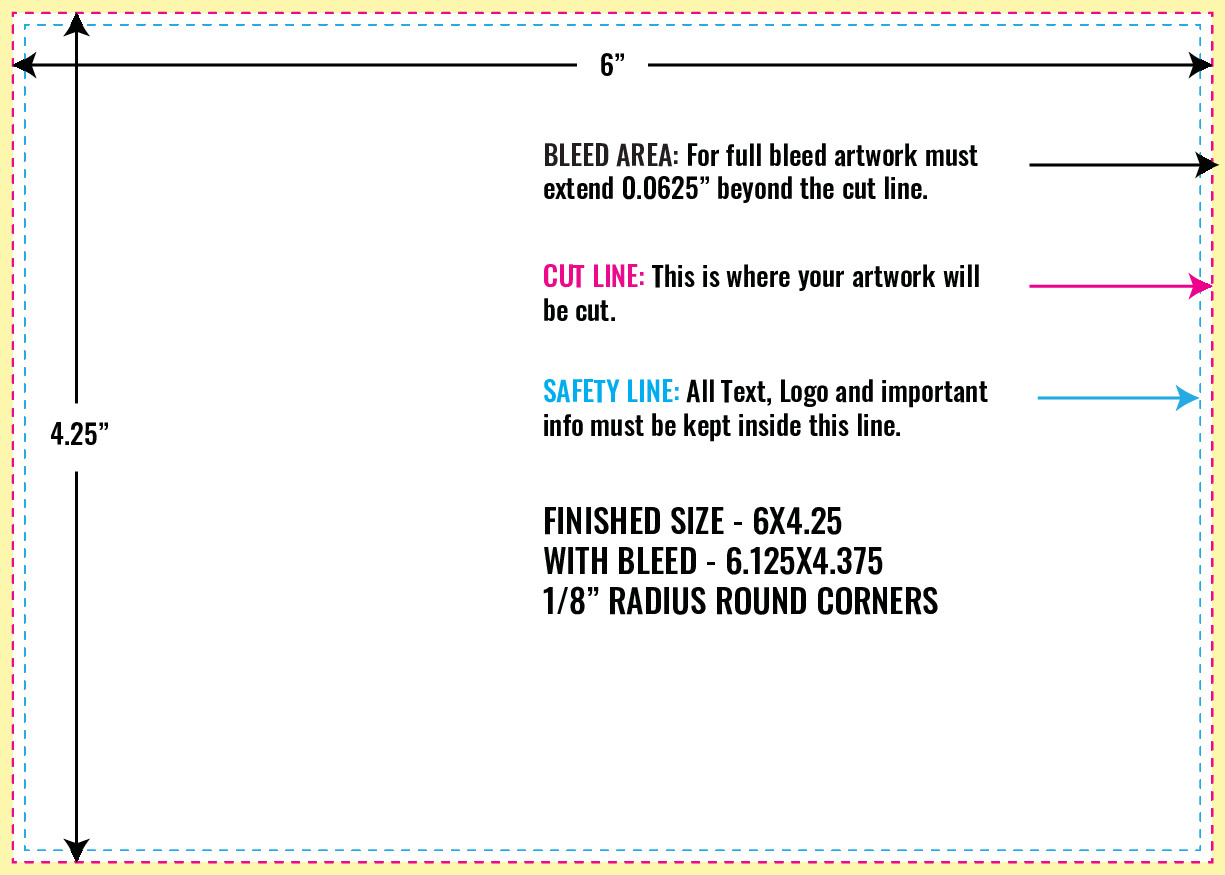 Print Layout Templates 4.25" x 6" Invitation Cards 