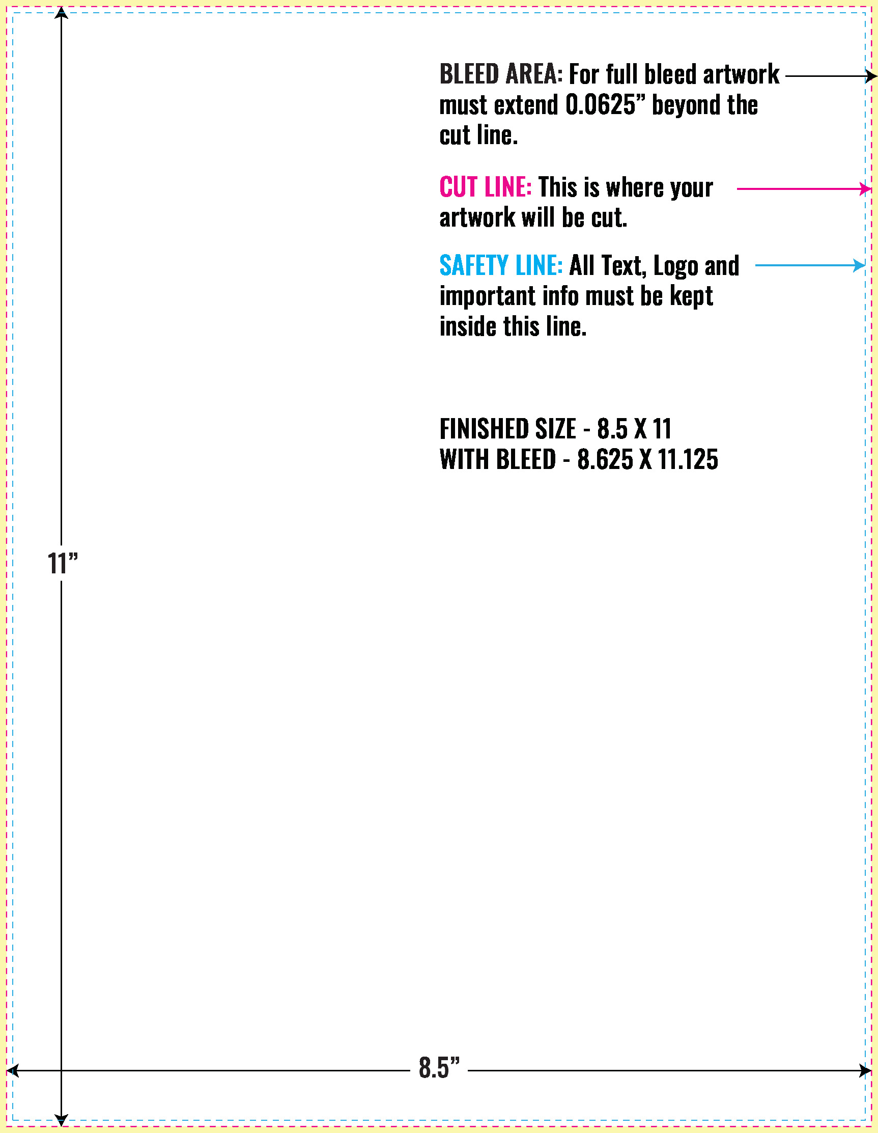 Print Layout Templates 8.5" x 11" Letterheads 