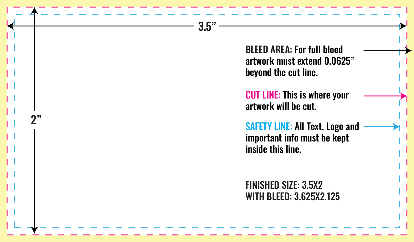 Print Layout Templates 3.5" x 2" Magnets 