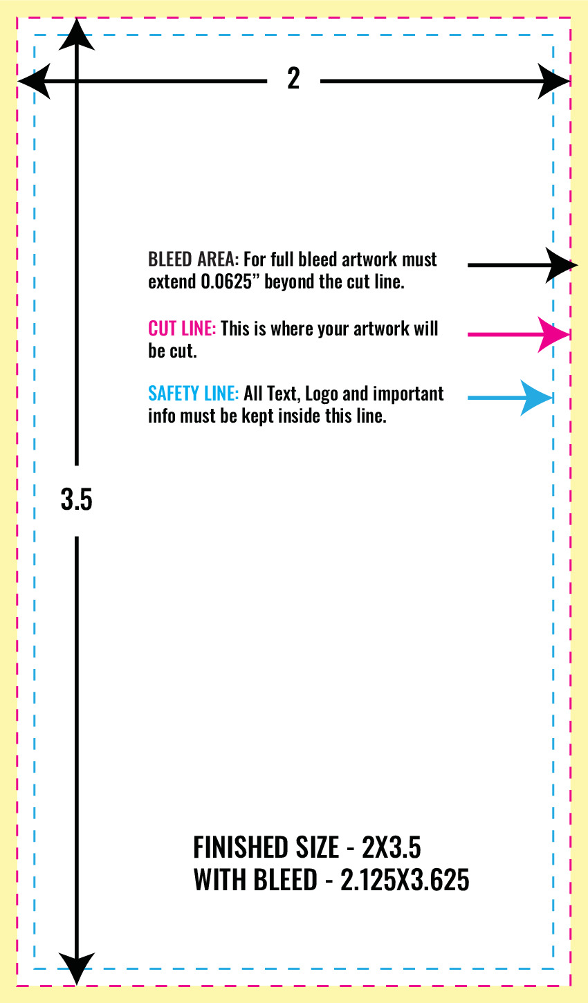 Print Layout Templates 3.5" x 2" Magnets 