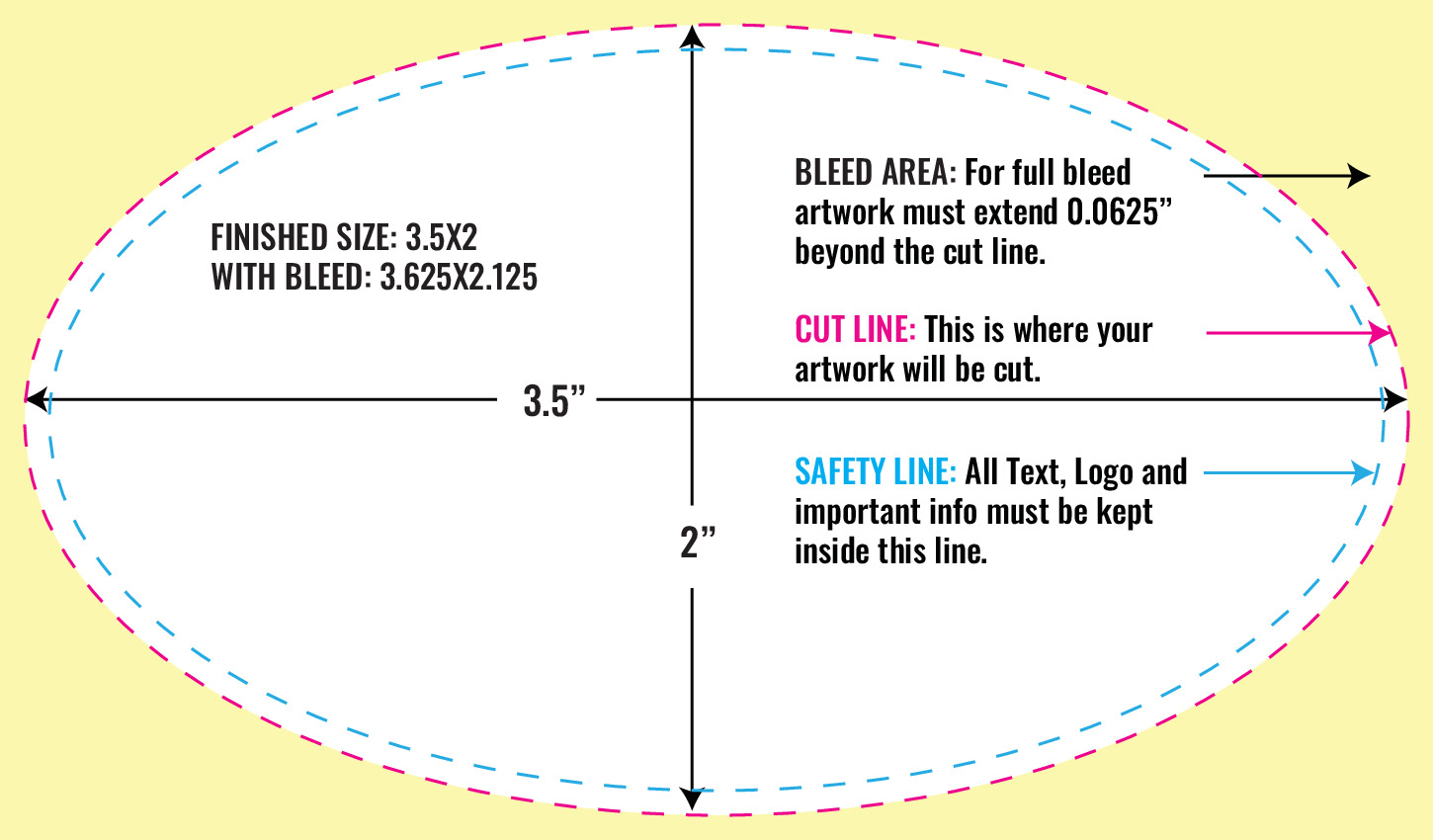 Print Layout Templates 3.5" x 2" Magnets 