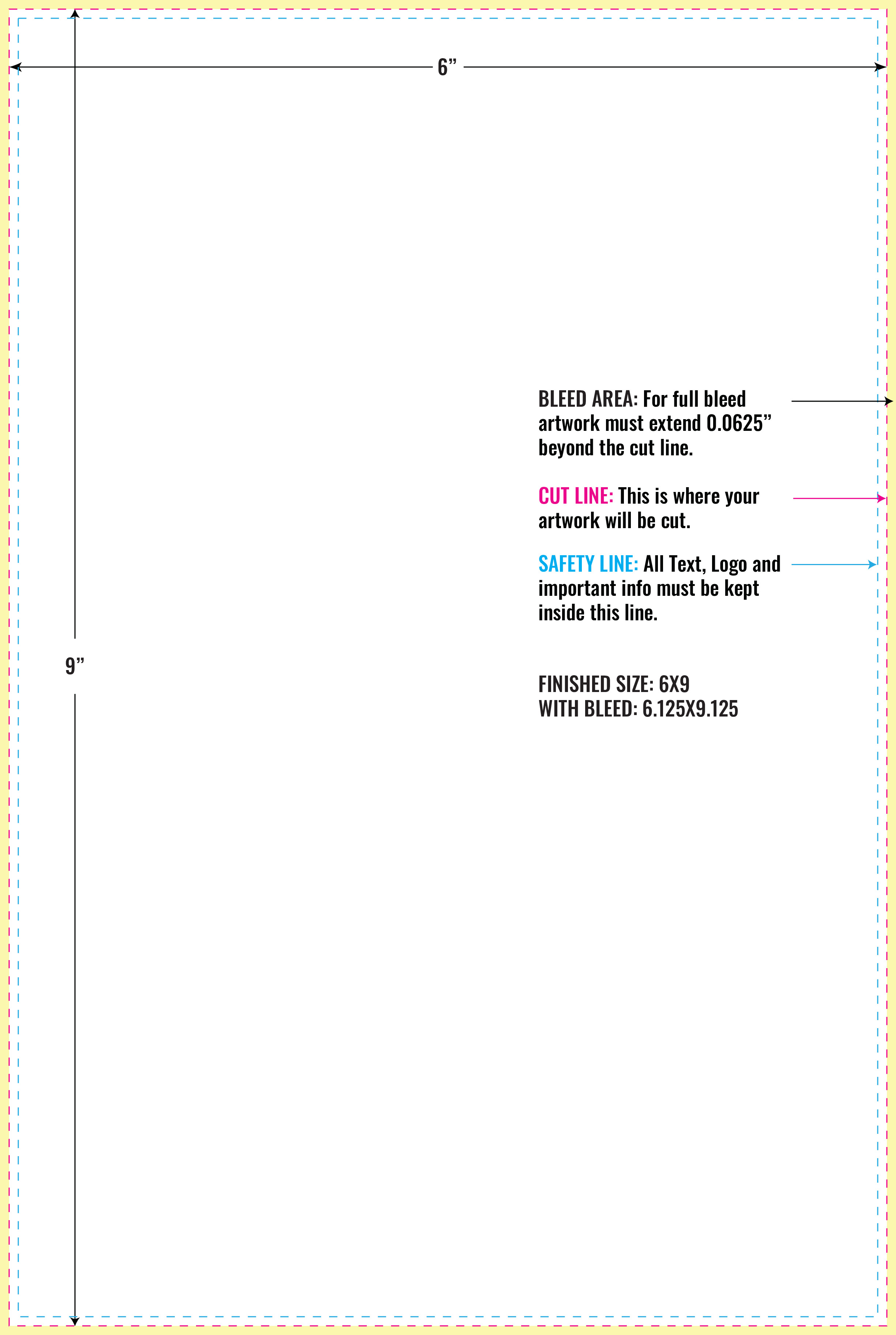 Print Layout Templates 6" x 9" Magnets 