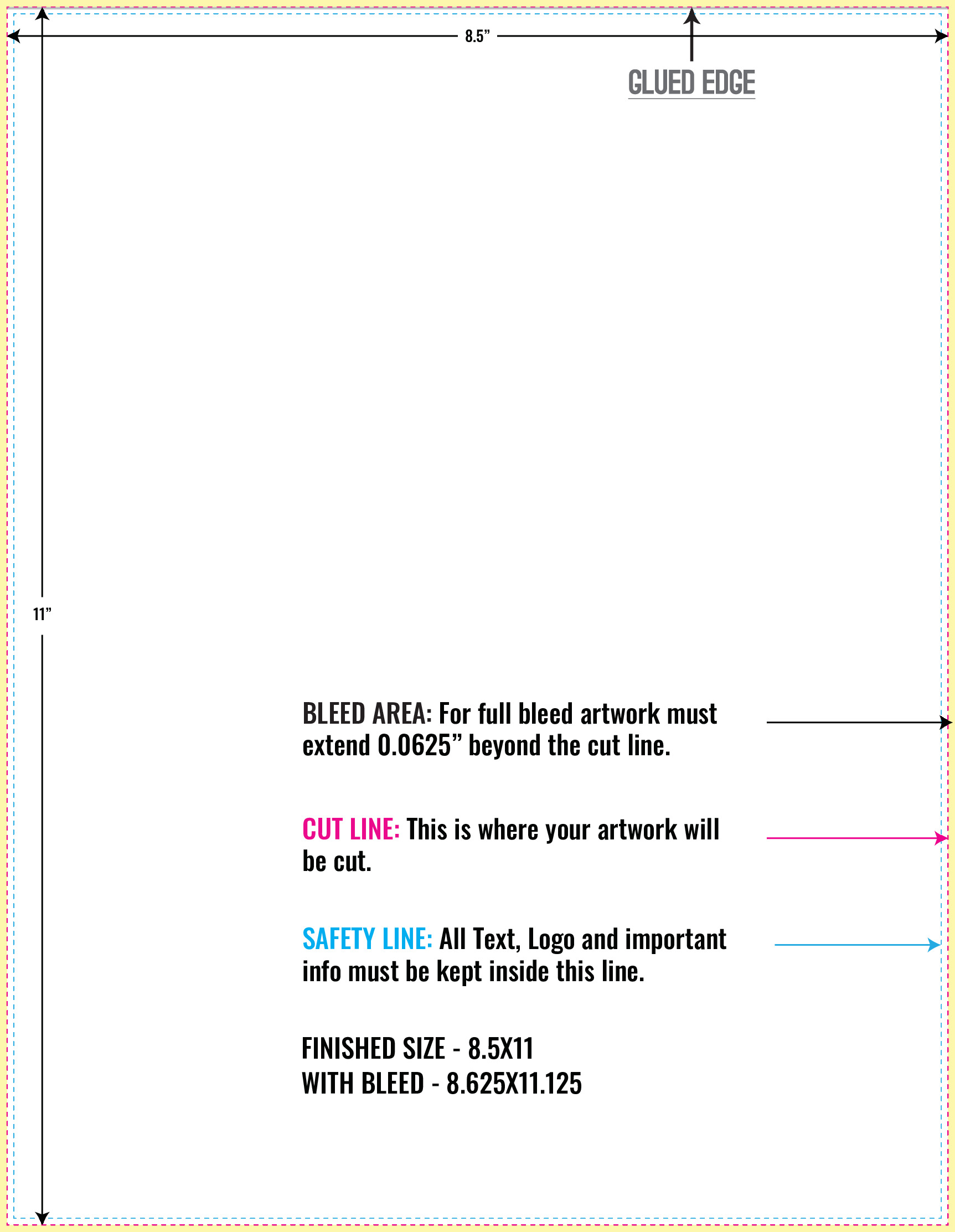 Print Layout Templates 8.5" x 11" NCR Forms 