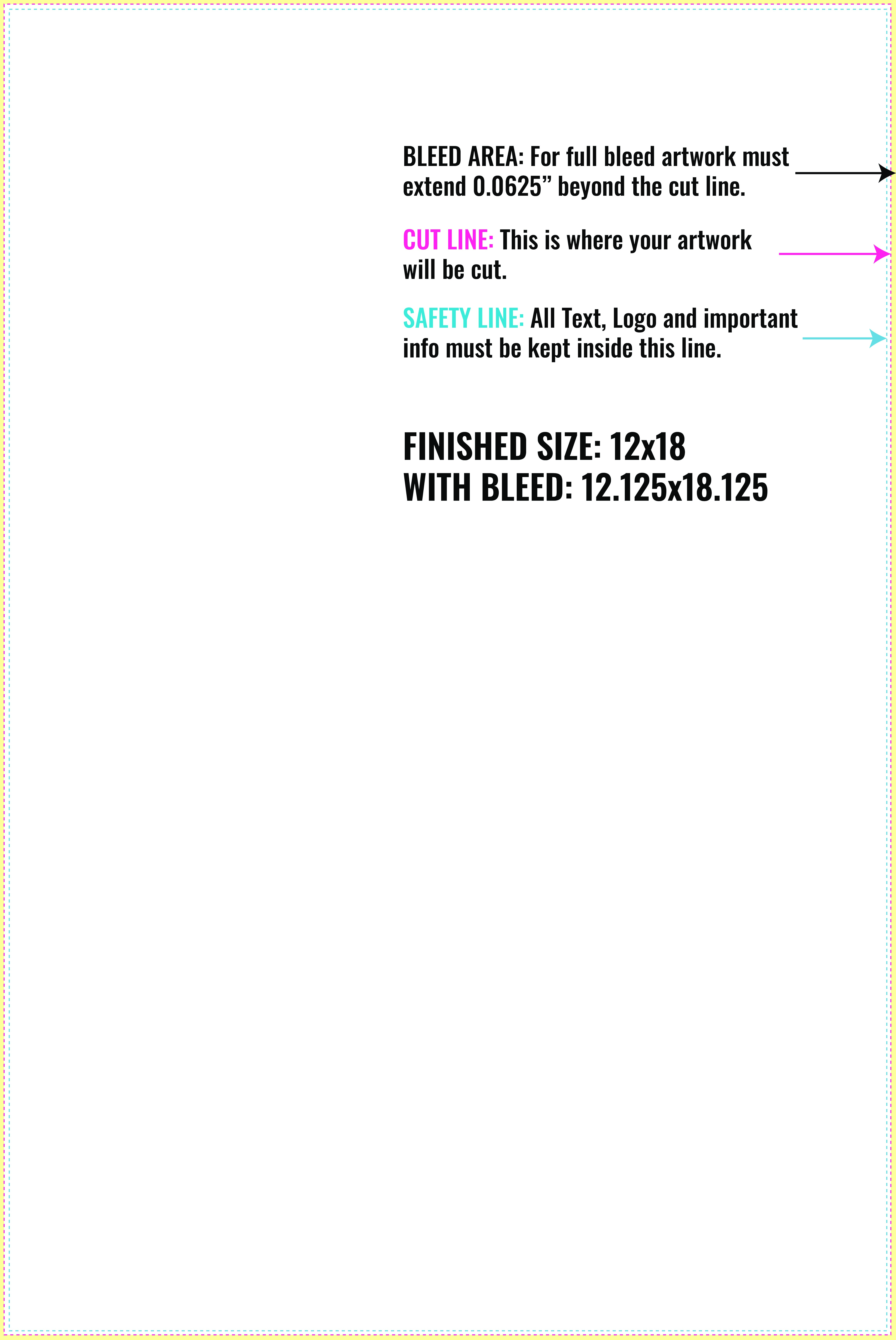Print Layout Templates 12" x 18" Posters 
