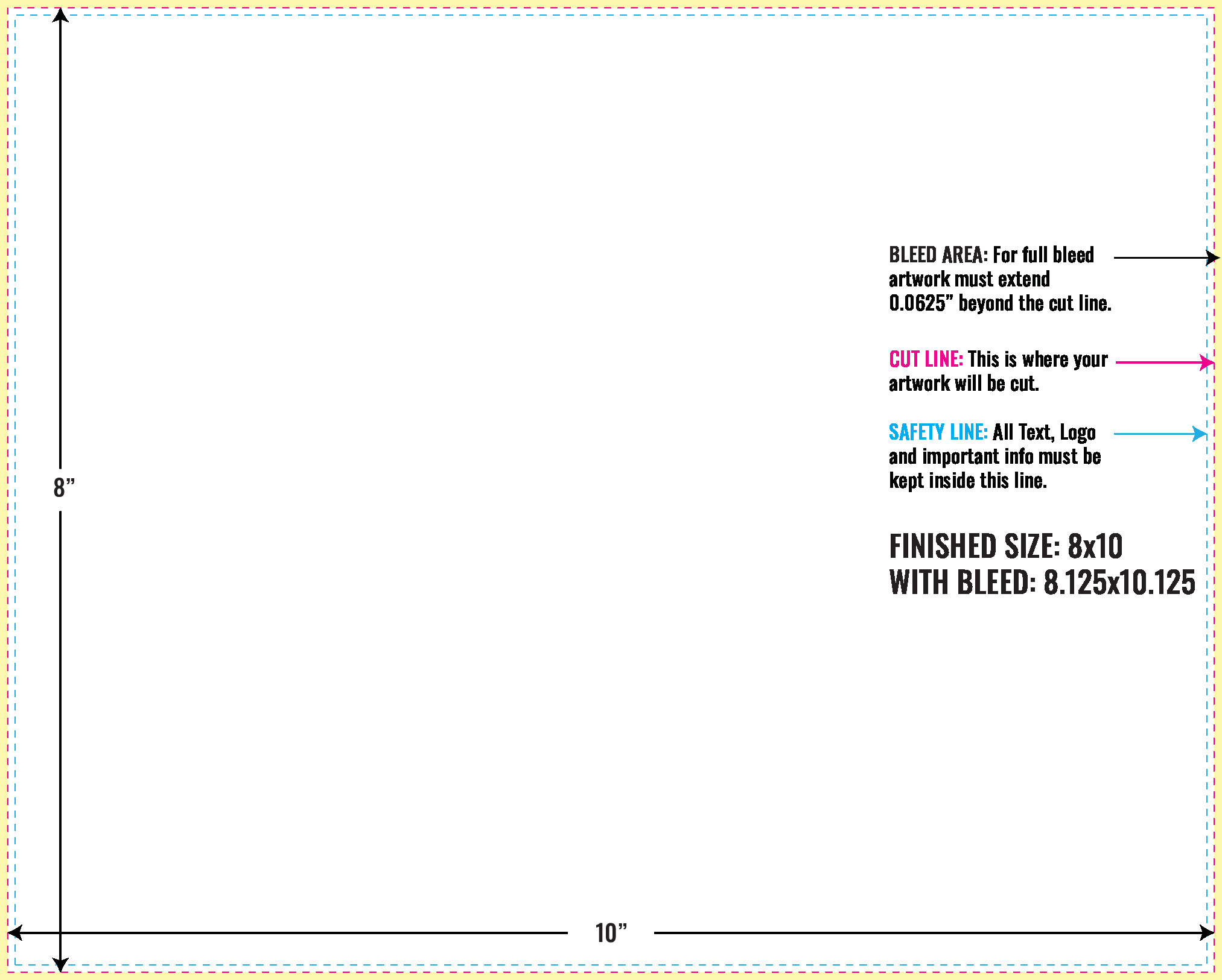 Print Layout Templates 8" x 10" Sales Sheets 