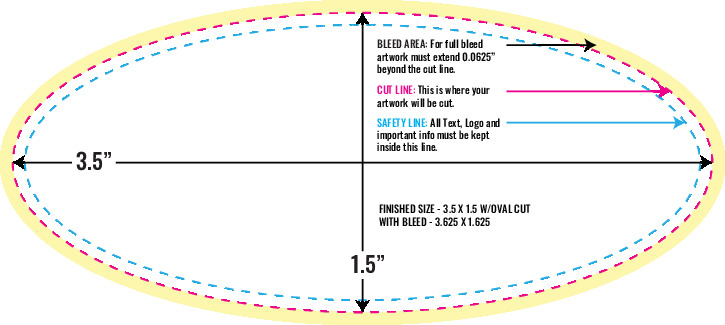 Print Layout Templates 1.5" x 3.5" Stickers 