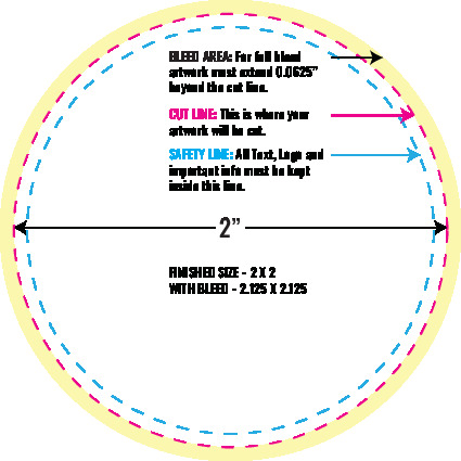 Print Layout Templates 2" x 2" Stickers 