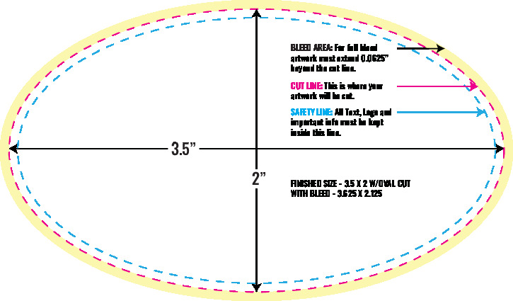 Print Layout Templates 2" x 3.5" Stickers 