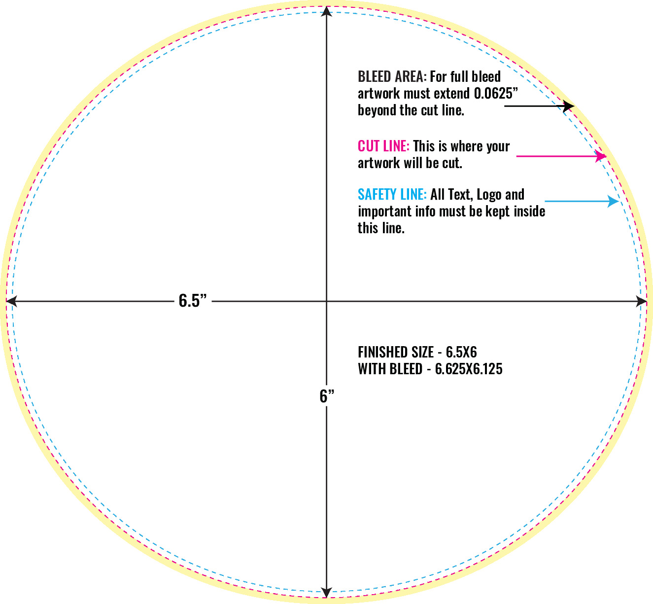 Print Layout Templates 6" x 6.5" Stickers 